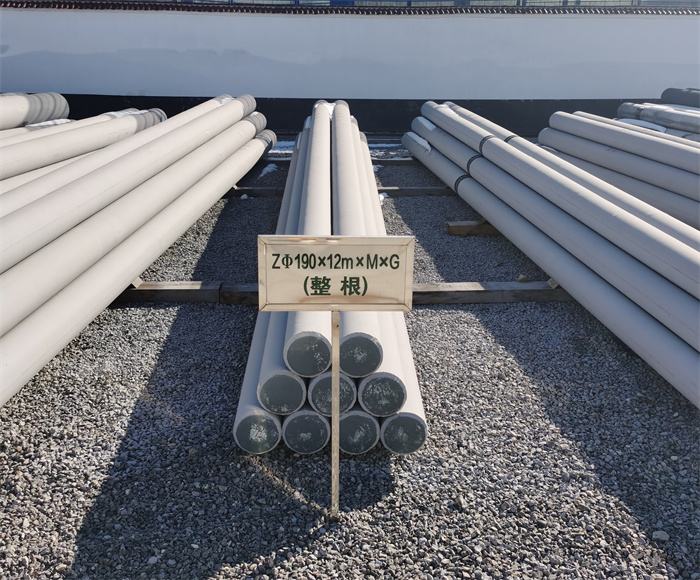 点军190×12米钢筋混凝土水泥电线杆